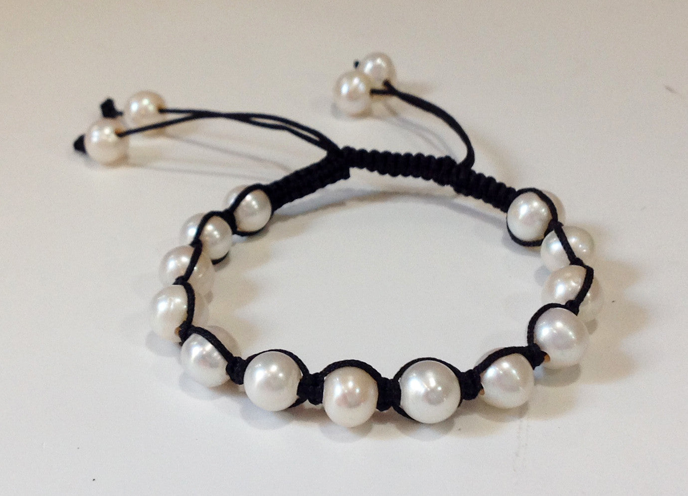 Pearl Silk Cord Bracelet