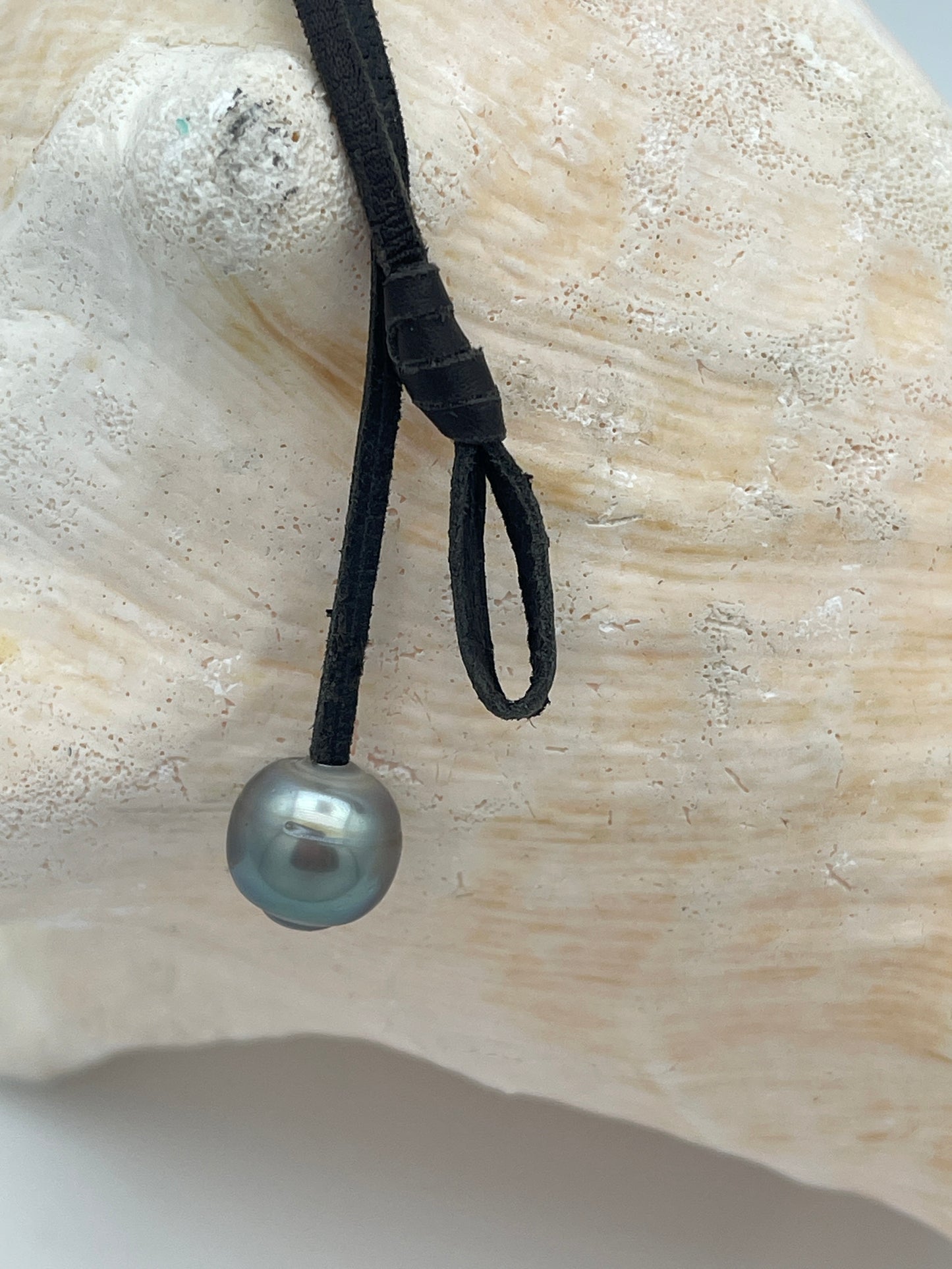 “One Love” Cross Tahitian Pearl Necklace